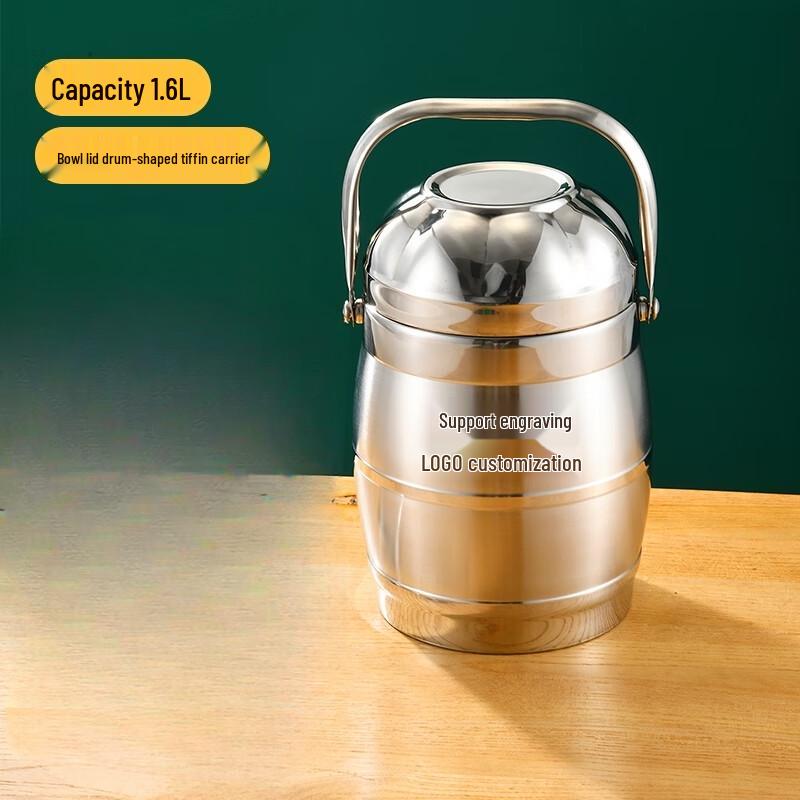 3-Layer Stainless Steel Insulated Lunch Box