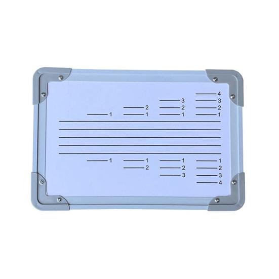 Double-Sided Magnetic Music Staff Whiteboard High Low Notes Teaching Aid Mini Dry Erase Board Students Teachers Music Classroom Supplies