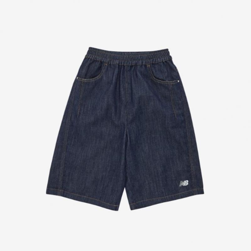 New Balance Kids Bermuda Denim Pants B1 Nk9vg2501u 15 55 99