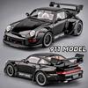 2026 Porsche 911 993 Modified Supercar Sounds  Light Pull Back Car Simulation Diecast  Toy Vehicle Alloy Collection Model Supercar Toy