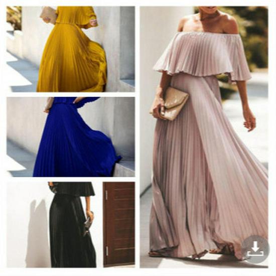 One-Shoulder Beach Maxi Dress 2XL