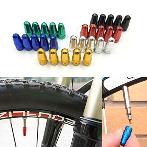 Marke Fahrrad Presta Felge Reifen Luftventilkappe Staubschutz 5 Stück Ersatzmaterial Schwarz [Kein Produkt]