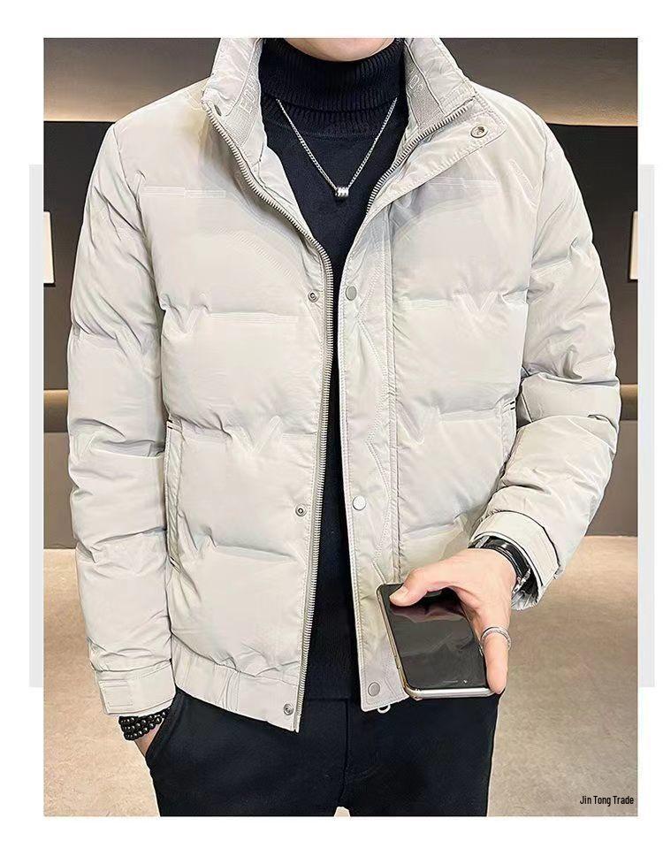 Herren Winter Slim Fit Leichte Daunenjacke