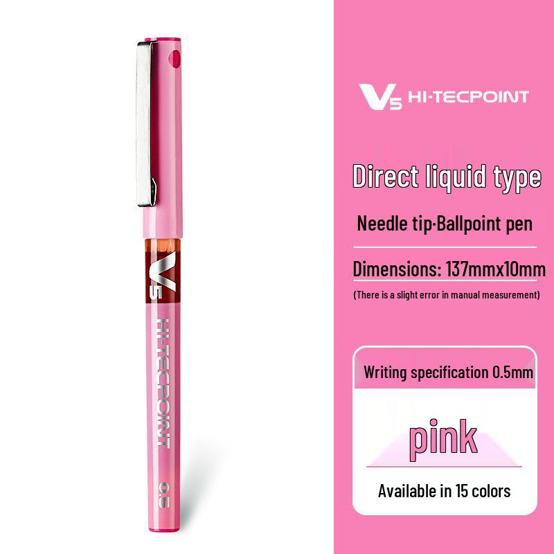 Pilot Gel Rollerball Pen BX-V5/7 Needle Tip Colored Signature Pen for Students
