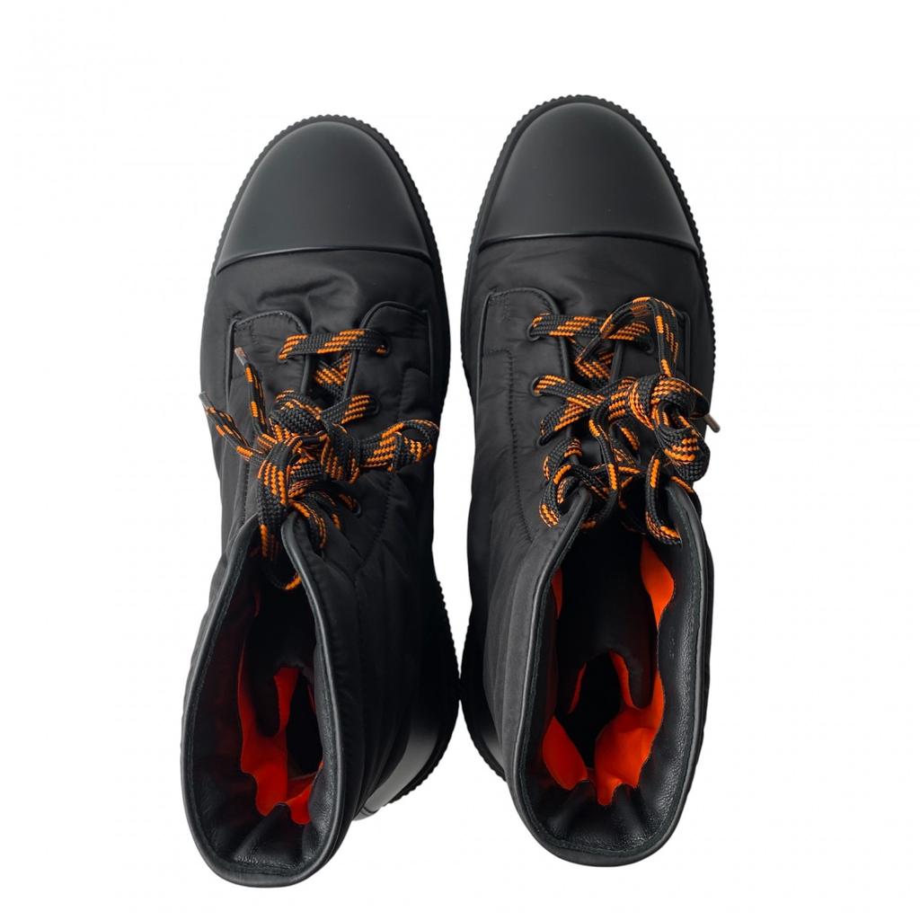 Used HERMESboots black mens