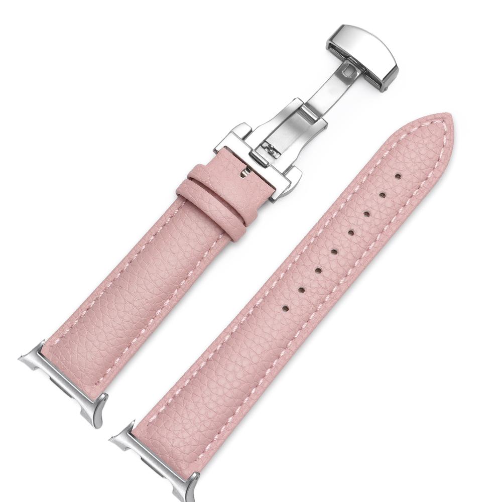 New Leather Strap for Samsung Galaxy Watch 8 Classic 46mm Butterfly Buckle Bracelet for Galaxy Watch 8 44mm 40mm Wristband