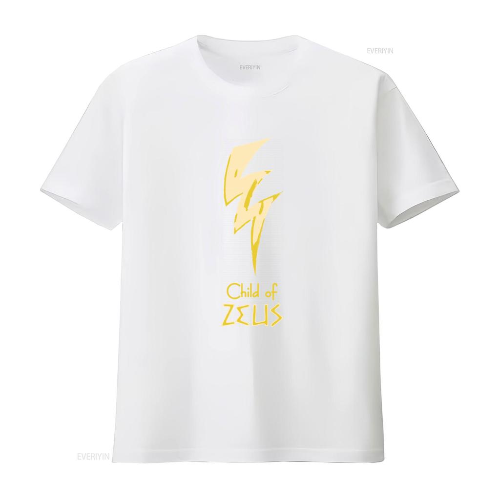 Child of Zeus T Shirt Kids Heavy Cotton for Members Cabin 1 in Camp Half Blood vintage Washed Top For Everyday Wear graphic