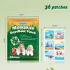 36Pcs Natural Essential Oil Mosquito Repellent Patches Cartoon Summer Beach Stickers For Kids Adults Outdoor Camping Travel