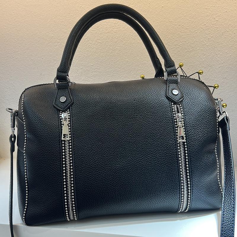 French Crossbody Shoulder Bag Versatile Women s Pillow Bag Boston Large Capacity Willow Spike Wing Bag