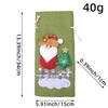 Festive Santa Claus Wine Bottle Cover & Christmas Party Decorations