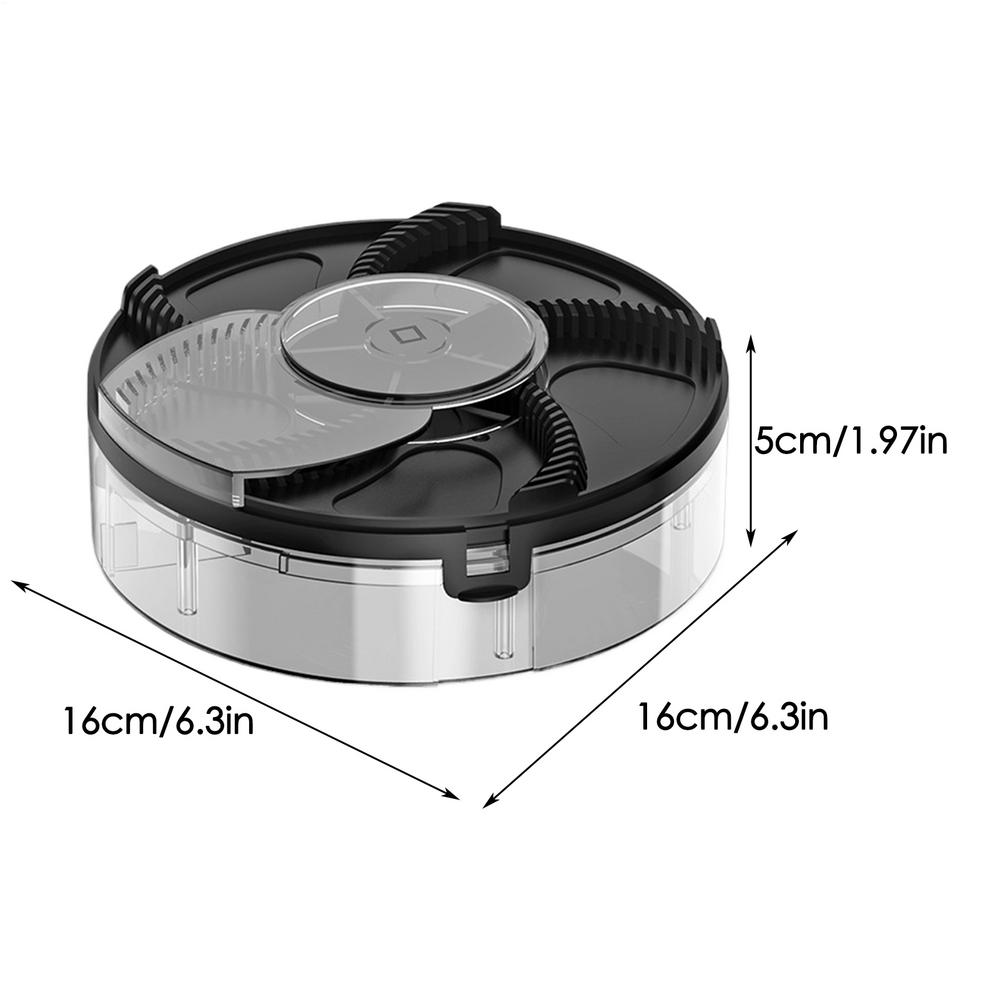 

Electric Fly Trap Super Quiet Automatic Catcher With Bait Gnat Flying Insect Trap for Gnat Outdoor Kitchen чорний