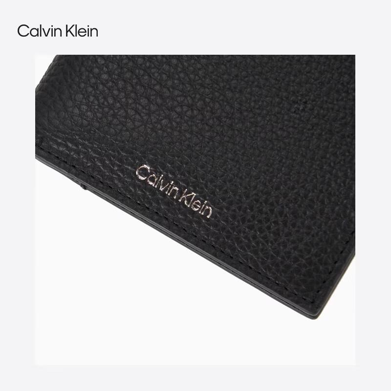Calvin Klein Jeans Men's Pebbled Leather Multi-Card Wallet