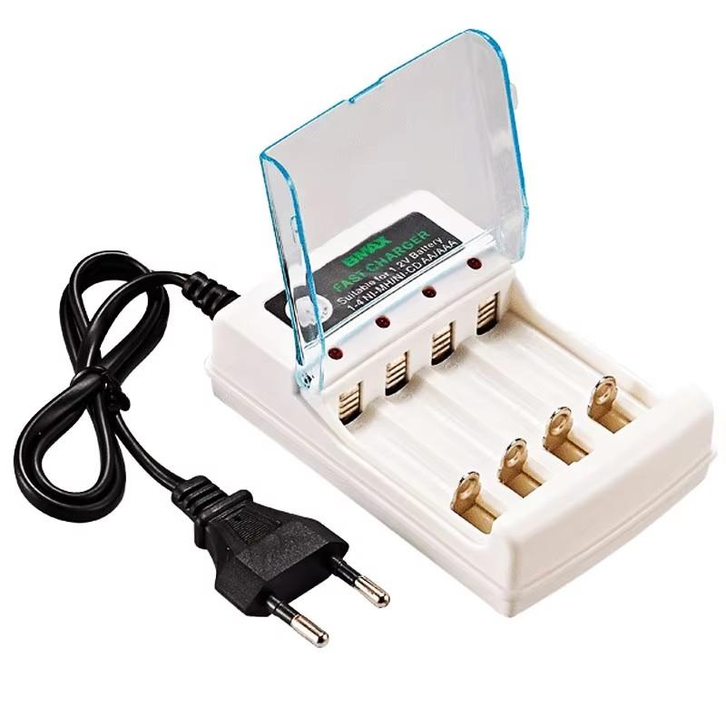 

Зарядное устройство для аккумуляторов AA/AAA на 4 слота 220 В Ni-Cd Быстрая зарядка Перезаряжаемое Смарт Вилка США / ЕС для зарядки аккумуляторов 1,2 В