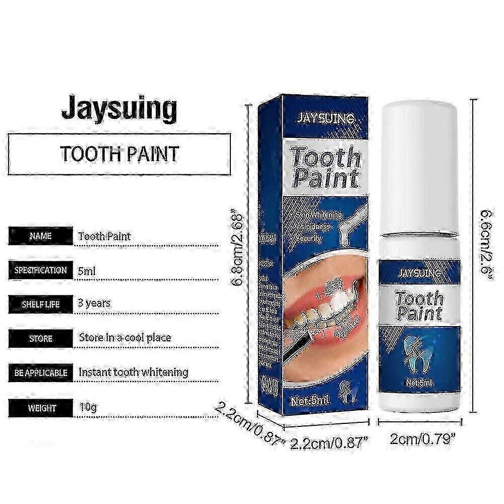 Best Seller Tooth Paint, Instant Teeth Whitening Paint Extra Strong White Tooth Polish Gel - Shun