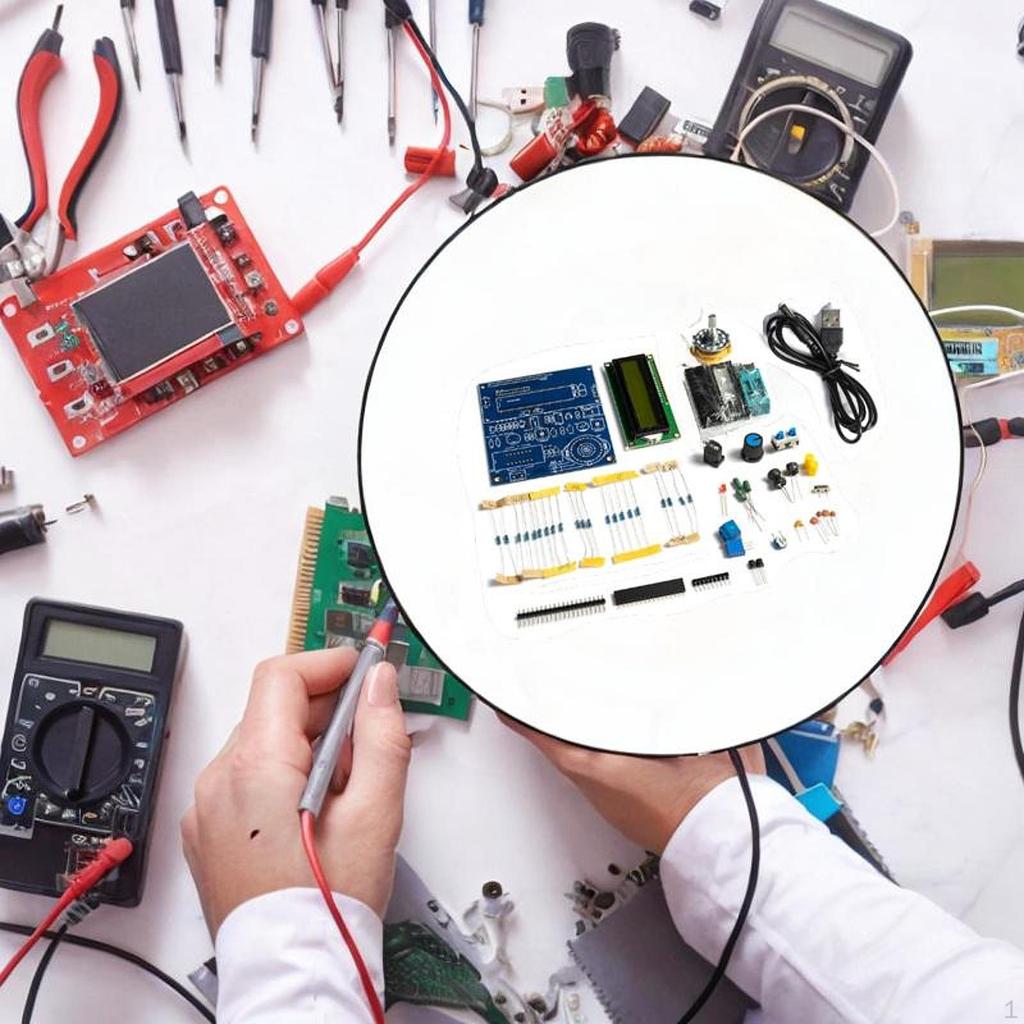 Capacitance and Inductance Meter Inductor Tester Electronic DIY Kit for Classroom