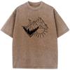Men's Outdoor Rectangular Night and Day Short-Sleeved ShirtMen Women Fashion Oversized Unisex Breathable Casual Tees