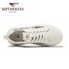 Septwolves Men's Breathable Embroidered Low-Top Canvas Shoes