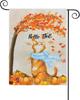 TOPAGS Fall Garden Ag 12x18 Inch Double Sided Hello Fall Autumn Yard Ags Decoration for Home Porch Outside XXP EEU SSL
