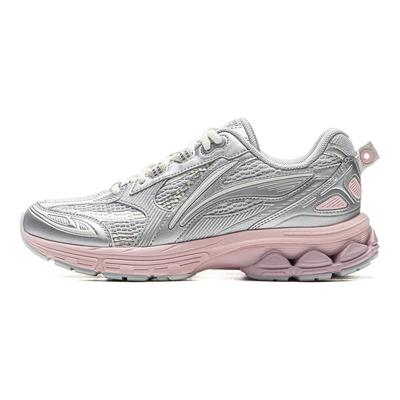 Li Ning Fuyiao 2.0 Classic Retro Double Cushioning Stable Non-Slip Wear-Resistant Support Low-Top Running Shoes Women Running Shoes ARXU002-12