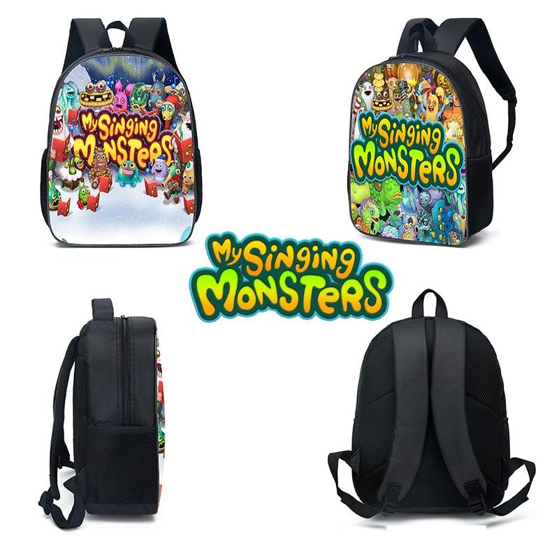 My Singing Monsters Cartoon Backpack For Kids 20l Capacity