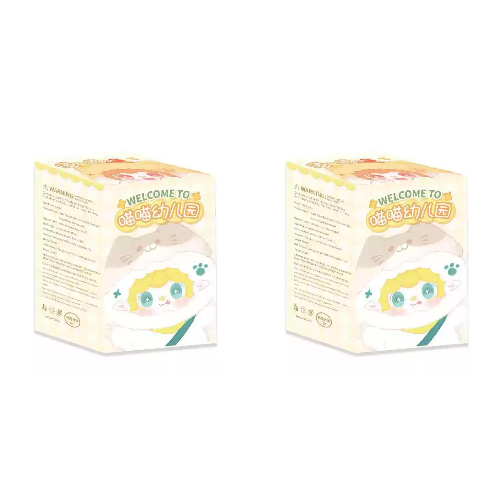 Yooki V2 Kätzchen Kindergarten Serie Vinyl Plüsch Blind Box Puppe Schreibtischornament Rucksackanhänger Trendspielzeug Lustige Mystery Box Geschenke