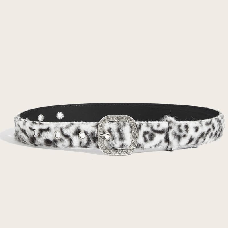 Pružný pásek s leopardím vzorem Nastavitelný pas Pro každodenní nošení Pohodlná a odolná látka