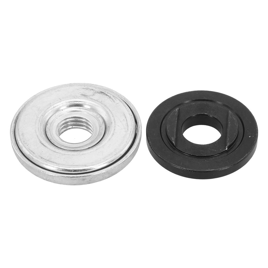 Für M14 Schnellverschluss Selbstsichernde Schleifscheiben-Pressplatte Winkelschleifer Flanschmutter Kraftspannfutter-Set Ersatz Spannwerkzeug