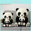 Adorable Giant Panda Plush Toy Snuggly Soft Stuffed Animal Zoo Gift Customizable