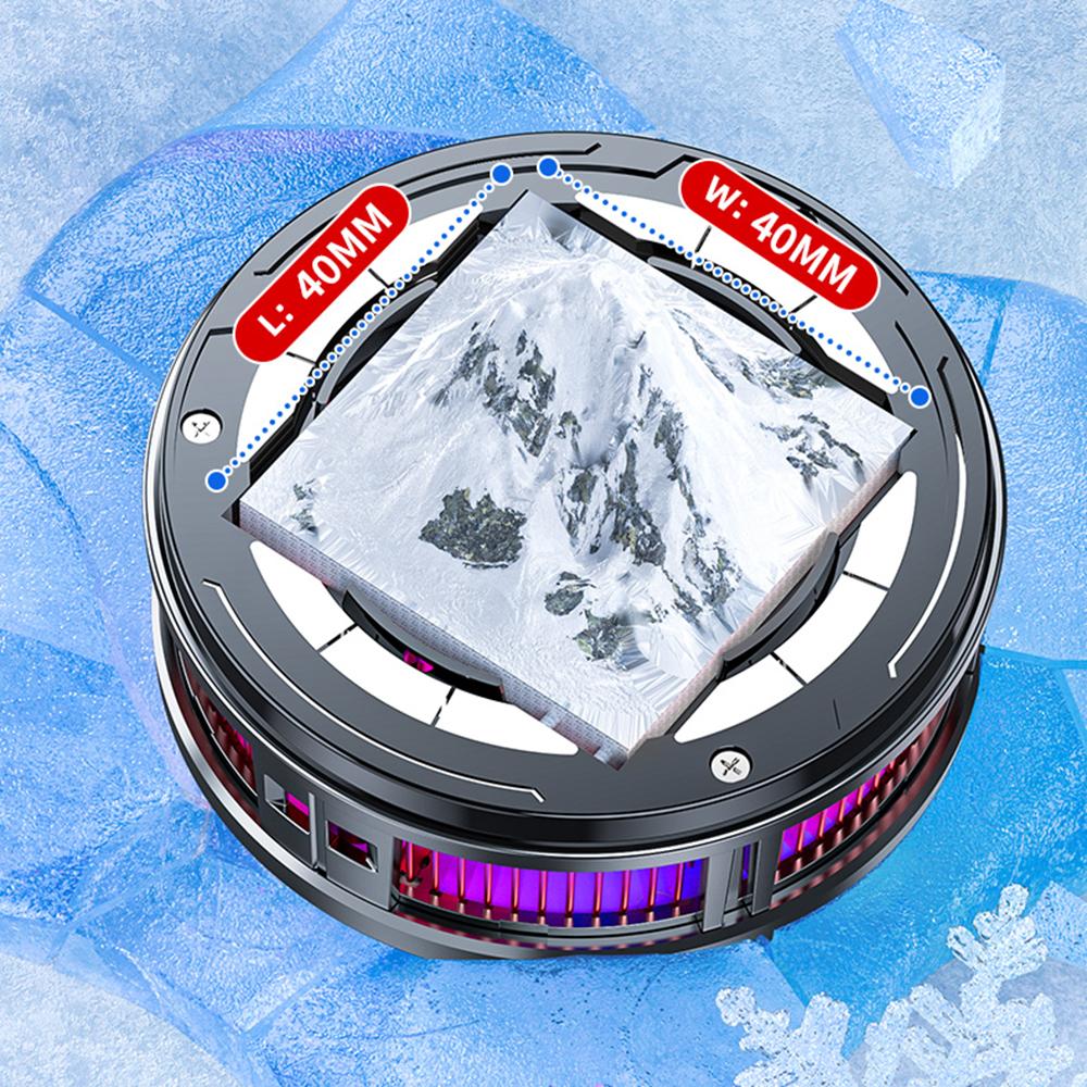 X100 Magnetic Phone Tablet Back Radiator Cellphone Gaming Semiconductor Heat Dissipation Cooler Fan