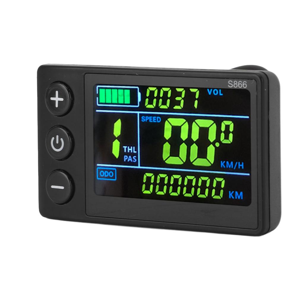 Electric Cycling LCD Display Water Proof 5 Pin Connector Backlight S866 Electric Scooter Computer Color Screen