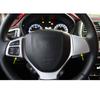 For Suzuki S-cross Scross SX4 2014 2015 2016 2017 Car Detector Stick Cover ABS Matte Steering Wheel Interior Kit Trim Frame 2PCs