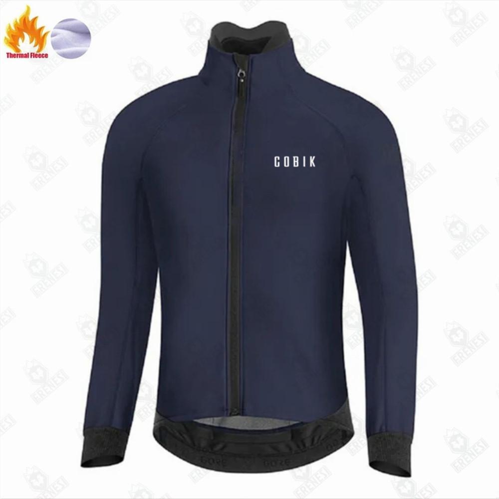 Fleece Winter Jacket Cycling Suit Long Sleeve Thermal Jacket Road Bike Mountain Bike Outdoor Clothing XXS