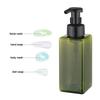 250/450/650ML Empty Square Clear Foaming Bottle Liquid Soap Whipped Mousse Points Shampoo Lotion Shower Hand Washing Gel Pump