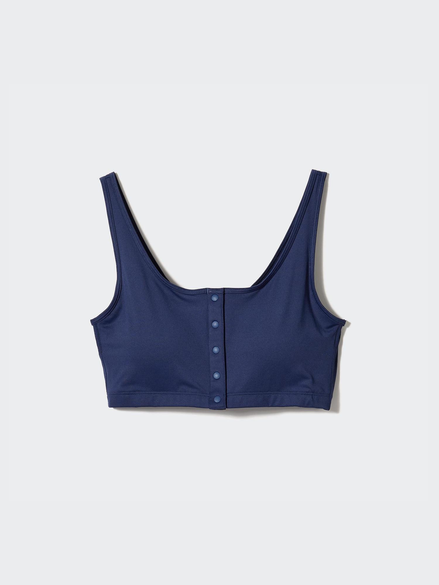 

Uniqlo Япония Бюстгальтер Airism с застежкой спереди 69 NAVY/XS