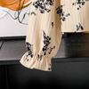 Girls' Outfit Children's Clothing Autumn New Fashion Lace Print Long Sleeve Shirt Wide Leg Pants Two-Piece Set
