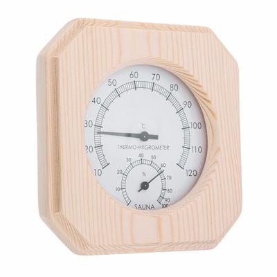 Wood Thermometer Hygrothermograph Thermometer Hygrometer Humidity For Sauna Room