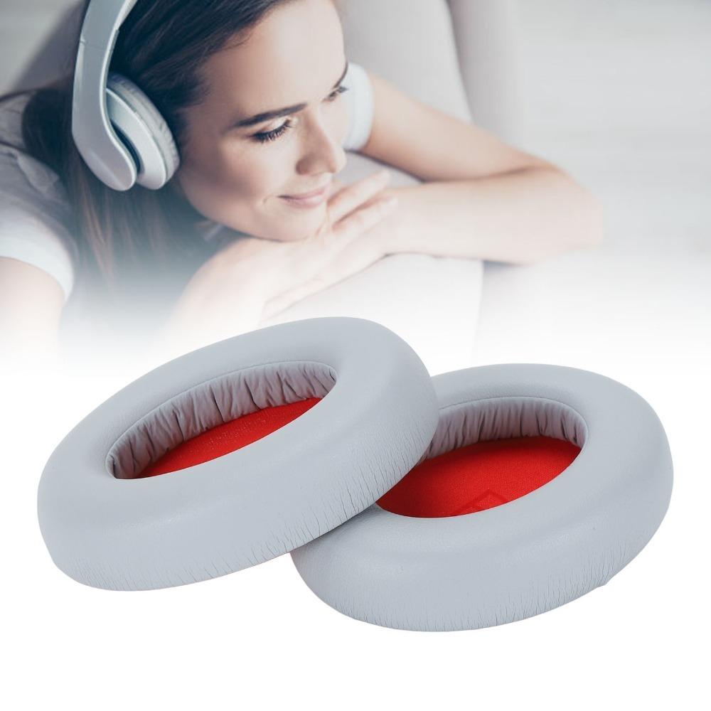 

Enhanced Bass Protein Leather Headphone Ear Pads for 1MORE SonoFlow Over-Ear Headphones сірий