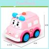 Cartoon Design Ambulance Airplane Train Taxi Model Children Toy For Toddler Play And Development