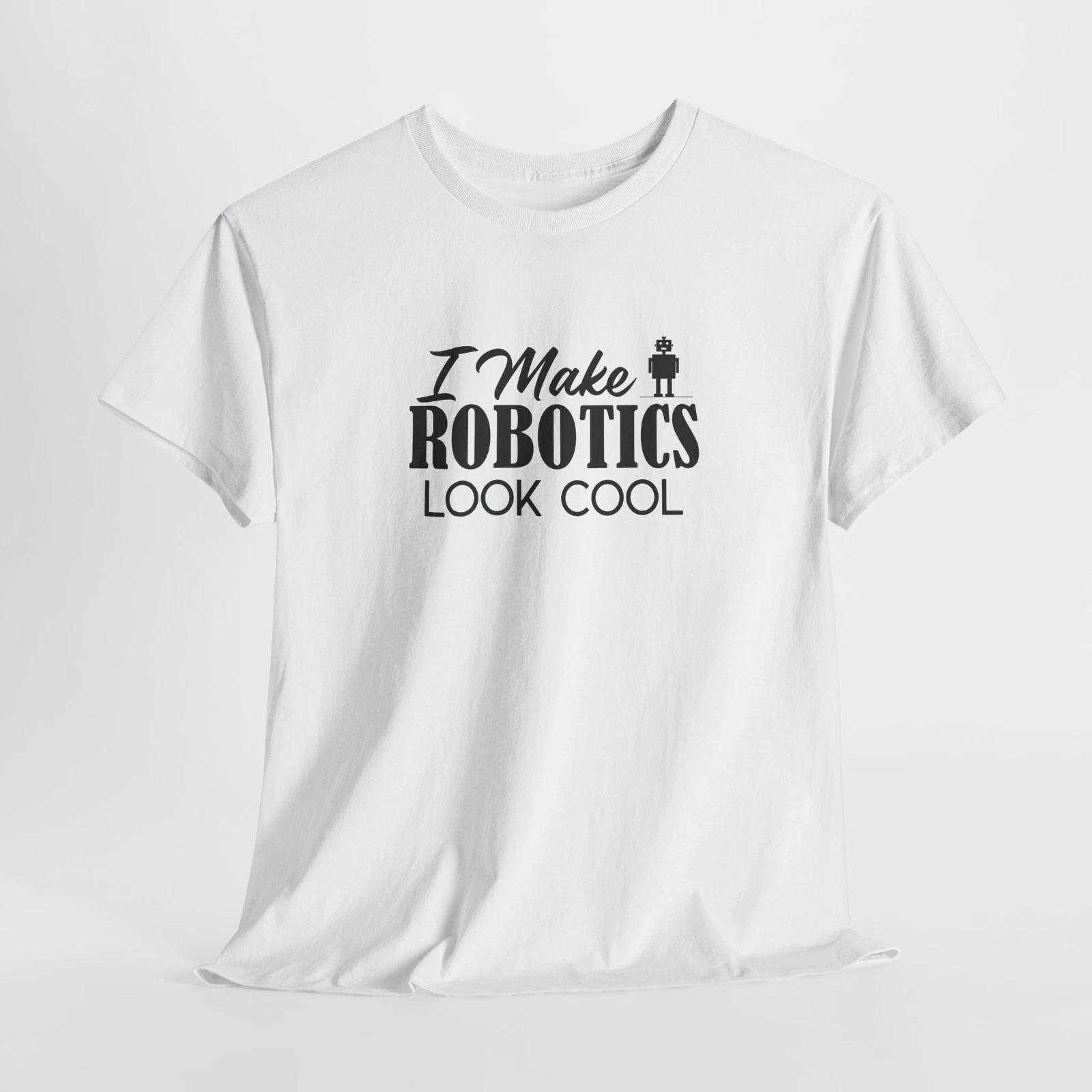 Space Robot T-Shirt | Futuristic Sci-Fi AI Tee | Galactic Mecha Battle Design 4XL