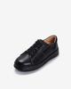 Young Age Women Goat Leather Lightweight Bumpy Sneakers Black