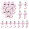 24/30 Stück Schmetterling Anhänger Schmetterling Schlüsselanhänger Geschenk Set Quaste Rosa Schmetterling Schlüsselanhänger Hochzeitsgeschenke