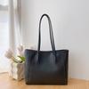 Large Capacity Women's Commuting Tote Bag PU Leather Shoulder Bag for Everyday Activities