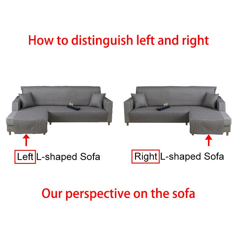 Solid Color One Piece Sectional Corner Sofa Cover Non-slip L Shape Sofa Couch Cover For Pet Washable Sofa Covers For Living Room