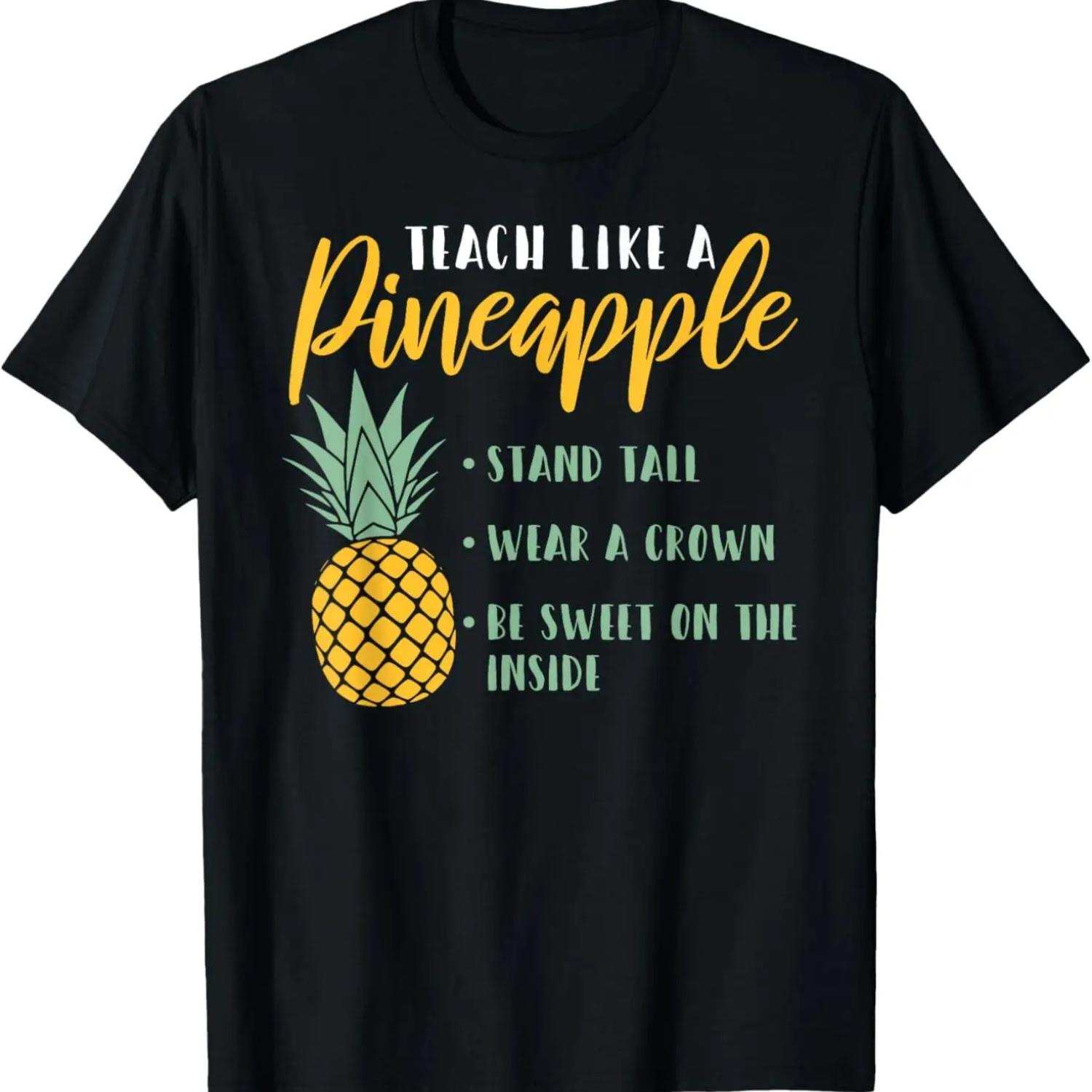 No pomegranates Funny Teacher Shirt T-Shirt S чёрный