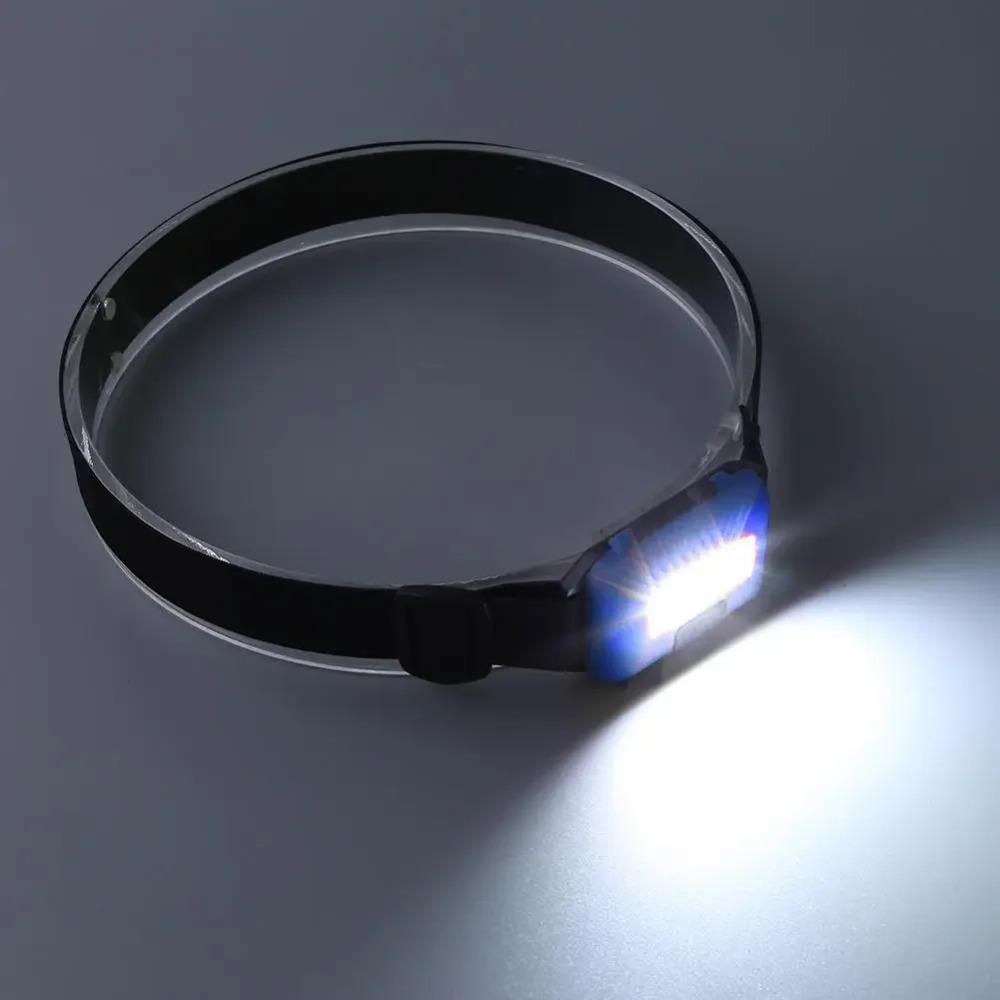 3000lm Mini-COB-Scheinwerfer Tragbare LED-Scheinwerferlampe Wasserdichtes Kopf-Vorderlicht Mit 3 Beleuchtungsmodi Outdoor-Camping-Wanderkopf-Taschenlampe