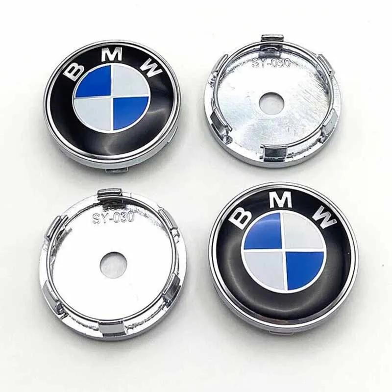 4 Τεμάχια Καλύμματα Κέντρου Τροχών 56mm/60mm/68mm για BMW – Κατάλληλα για X1 X3 X5 E70 E71 X6 M3 F30 F20 F10 F11 G30 E36 E46 E53 E90 E91 E60 E61 E93