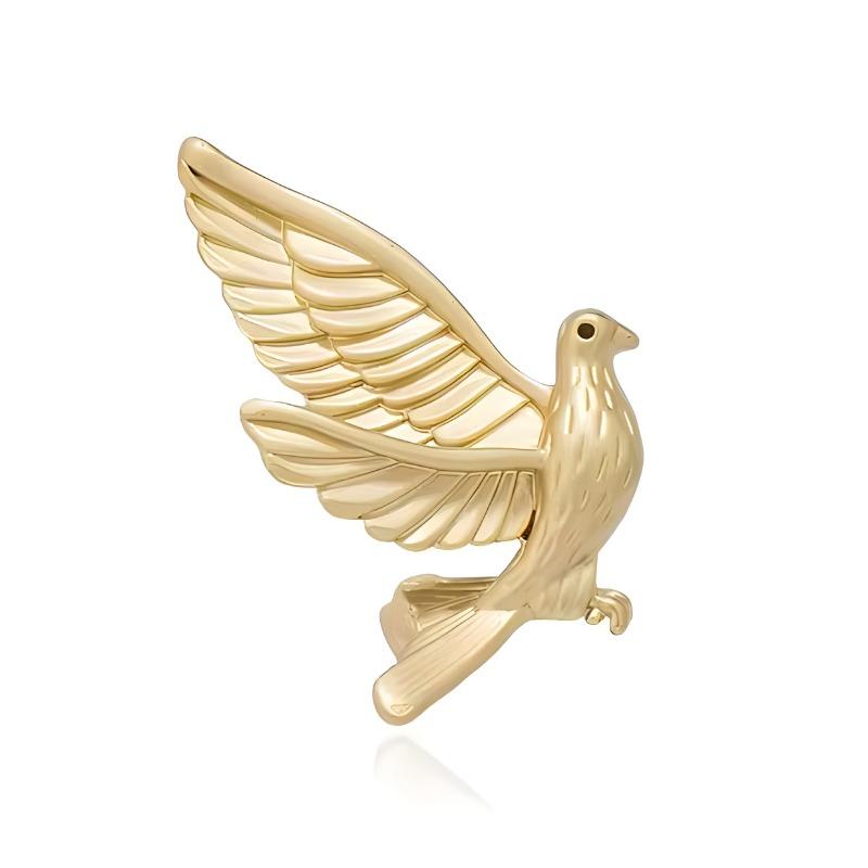 Peace Dove Brooch, High-end Women's Exquisite Bird Corsage, Elegant and Niche Design Sense Brooch