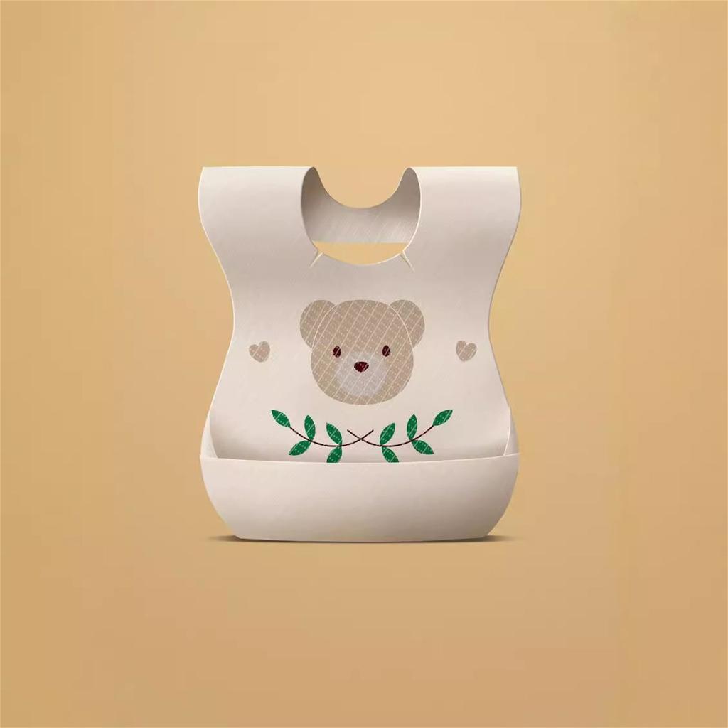50pcs Soft Non Woven Fabric Baby Bibs Disposable Infant Bibs set for Busy Parents Seeking Convenient & Hygienic Solution