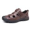 Men's Genuine Leather Sandals Luxury Casual For Men Summer 2024 Comfortable Moccasins Barefoot Hiking Outdoor Trekking Shoes