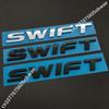 AAGK1 Original Car Rear Trunk Tailgate Emblem Badge for SWIFT 2004-2016 Replacement Logo 3D Chrome Glossy Black Car Accessories